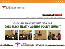 Tablet Screenshot of cablackhealthnetwork.org